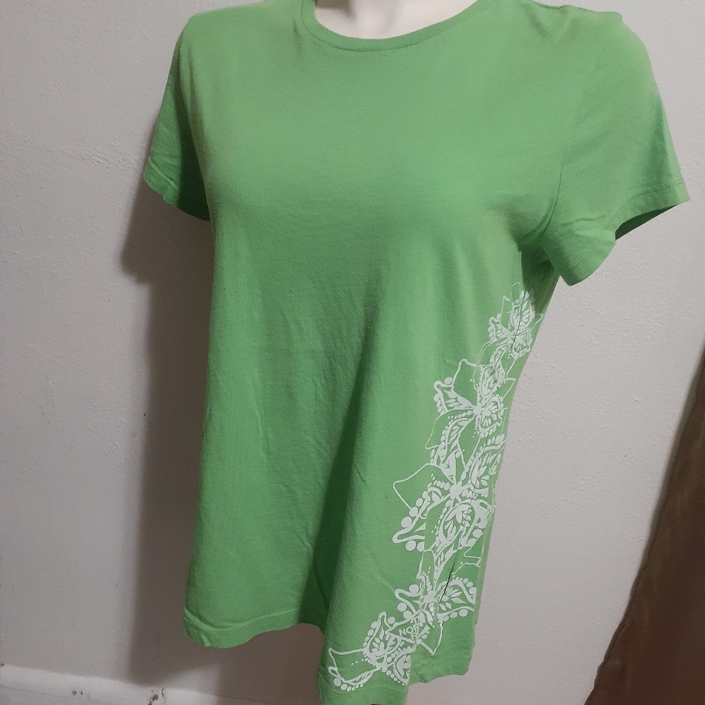 Northface Womens green tahirt
